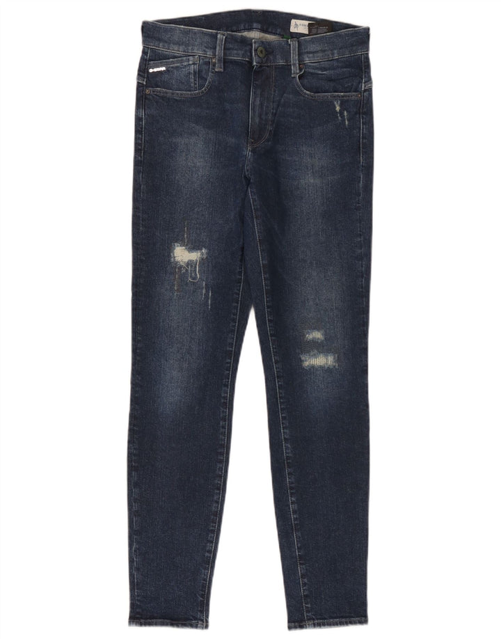G-Star Jean slim effet vieilli W28 L30 en coton bleu pour femme