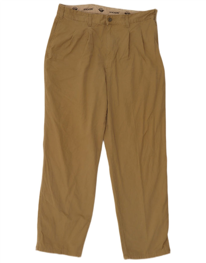 Dockers Pantalon Chino Pegged Homme W34 L30 Kaki