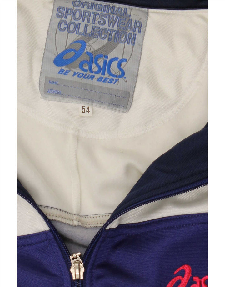 Asics Veste de Survêtement Graphique Homme IT 54 XL Bleu Colorblock