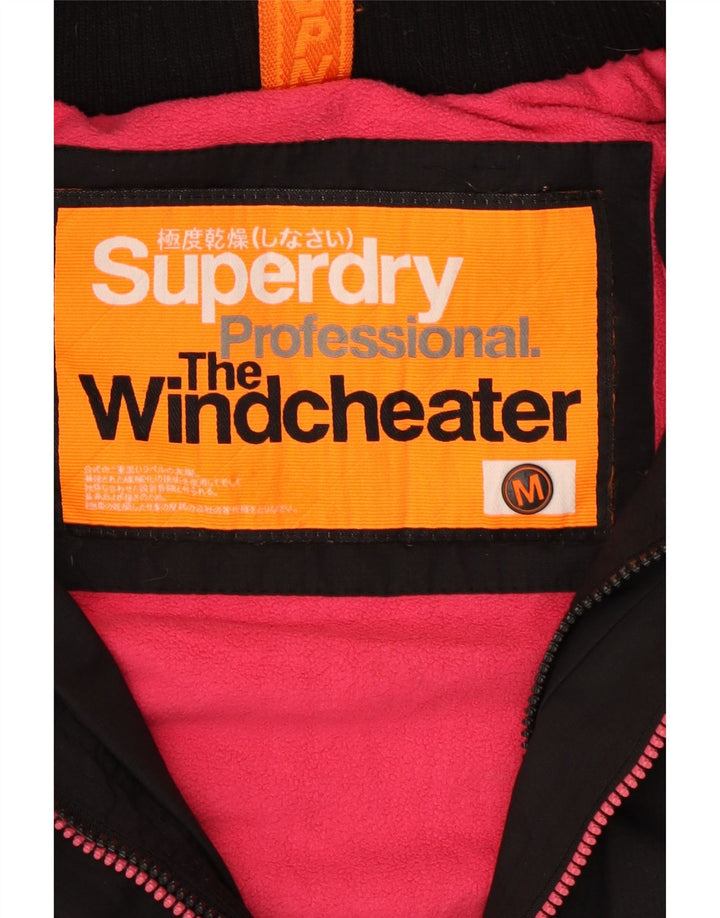 Superdry Veste coupe-vent The Windcheater pour femme UK 14 Medium Noir