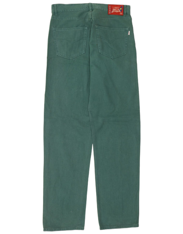 Enrico Coveri Jean fuselé homme W36 L34 vert coton