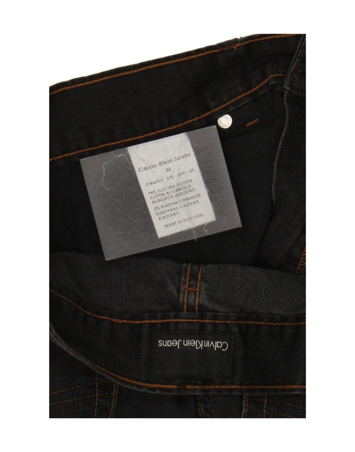 Calvin Klein Jean droit homme W32 L33 coton noir