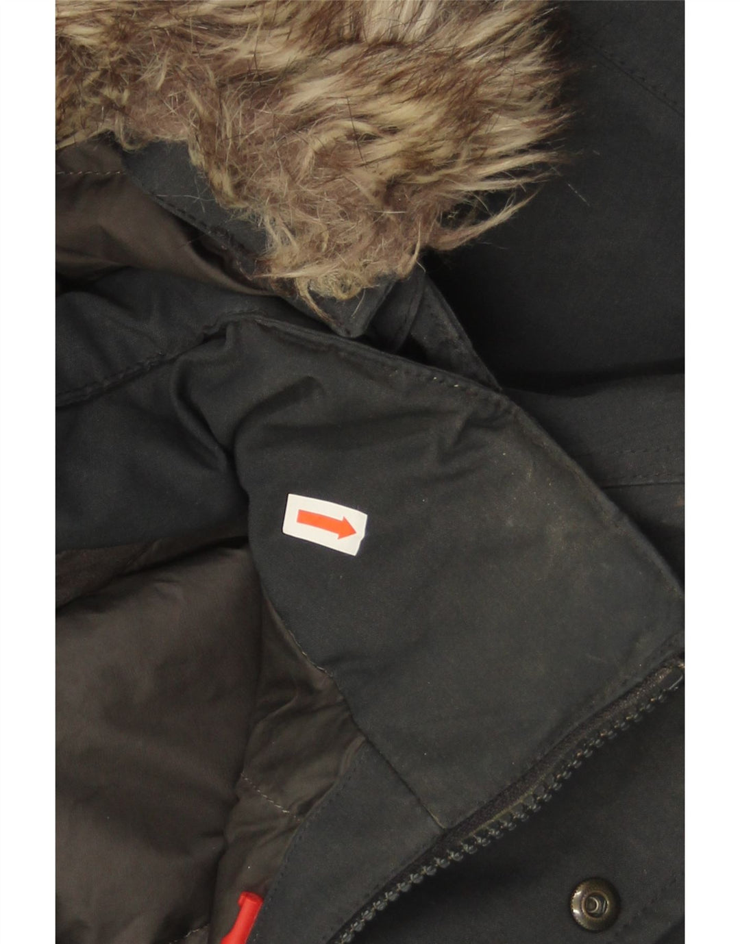 The North Face Veste Parka à capuche pour homme UK 38 Bleu marine moyen Polyester