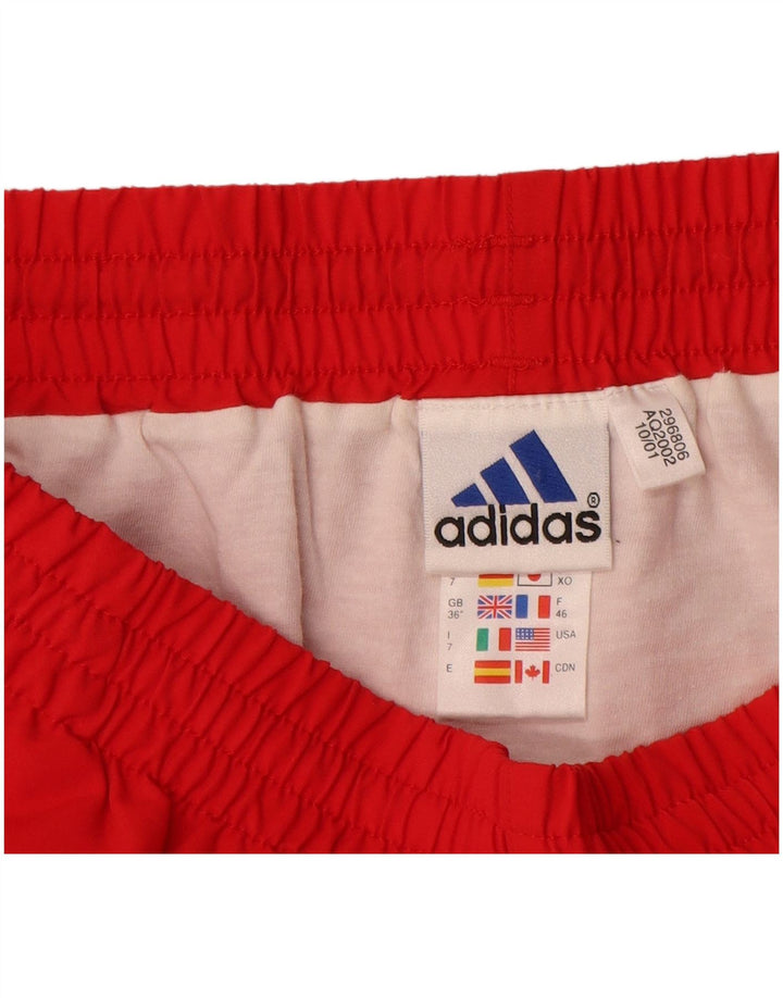 Adidas Short de sport pour homme Large Rouge Polyester