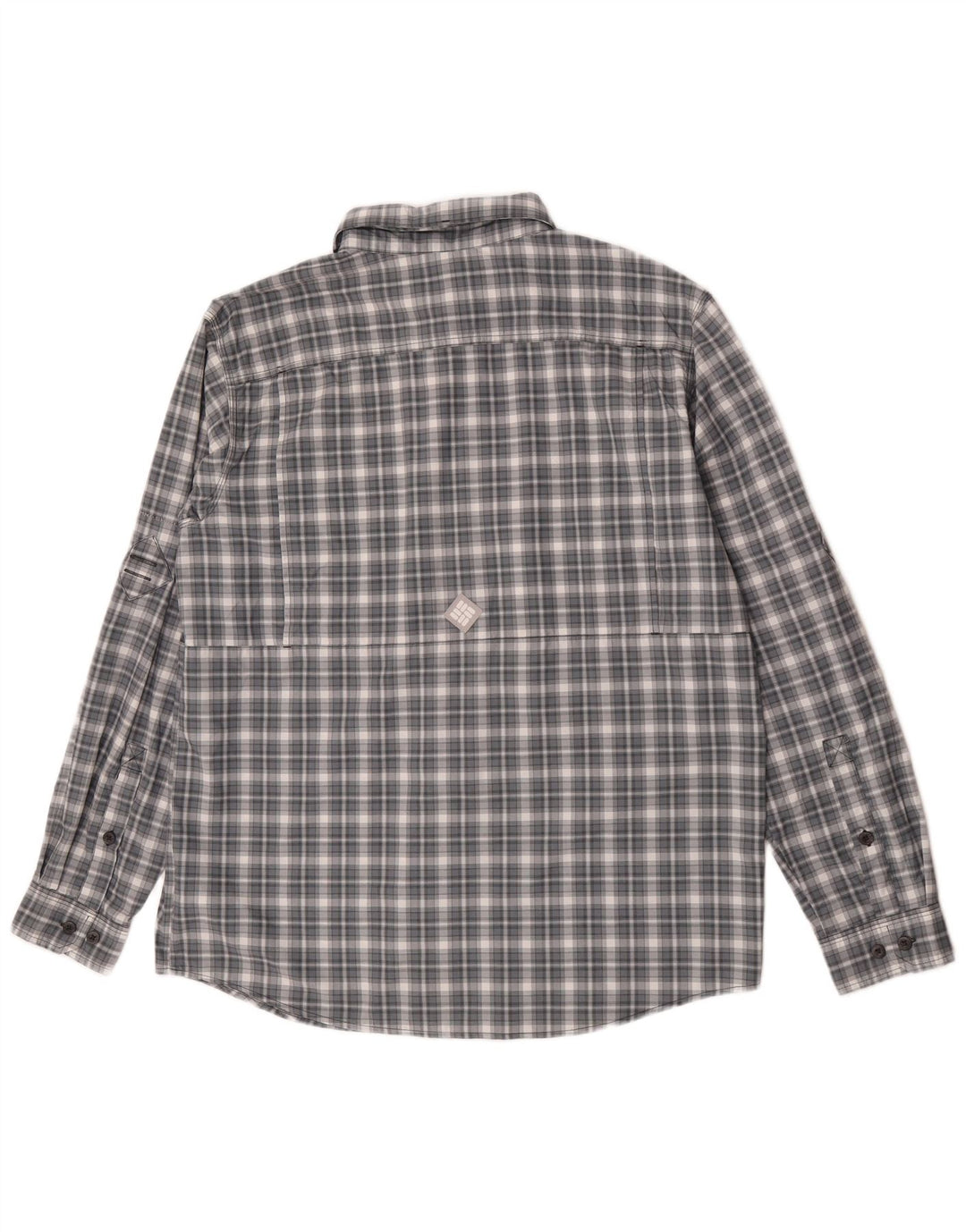 Columbia Chemise Homme Large Gris Check Nylon