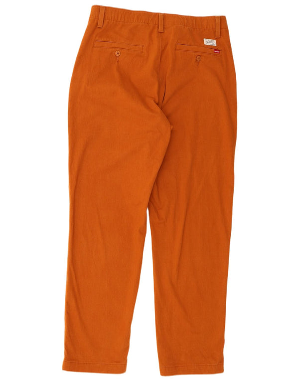 Levi's Pantalon Chino Tapered Homme Moyen W32 L31 Orange Coton