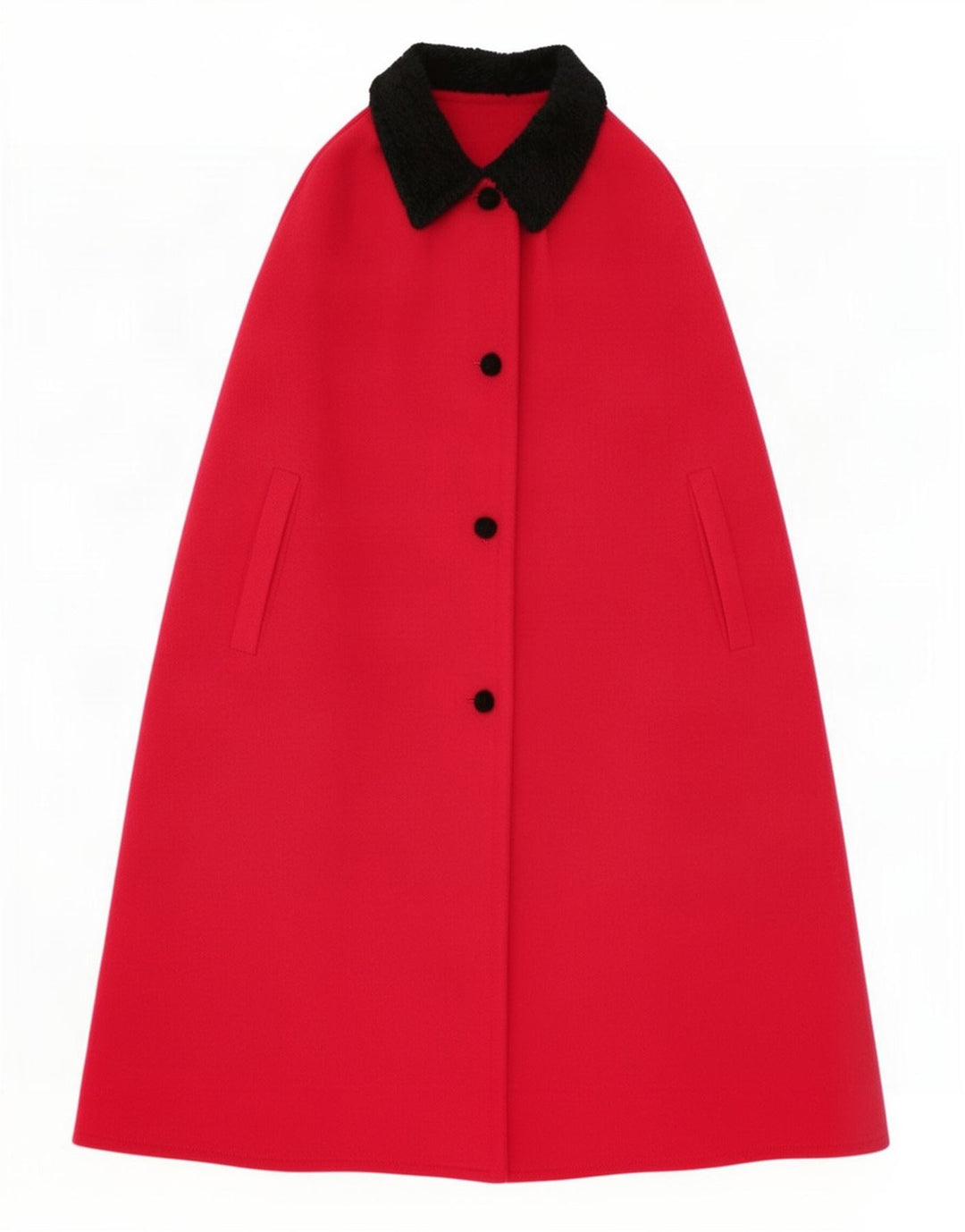 Manteau Cape Femme Vintage Taille Unique Rose