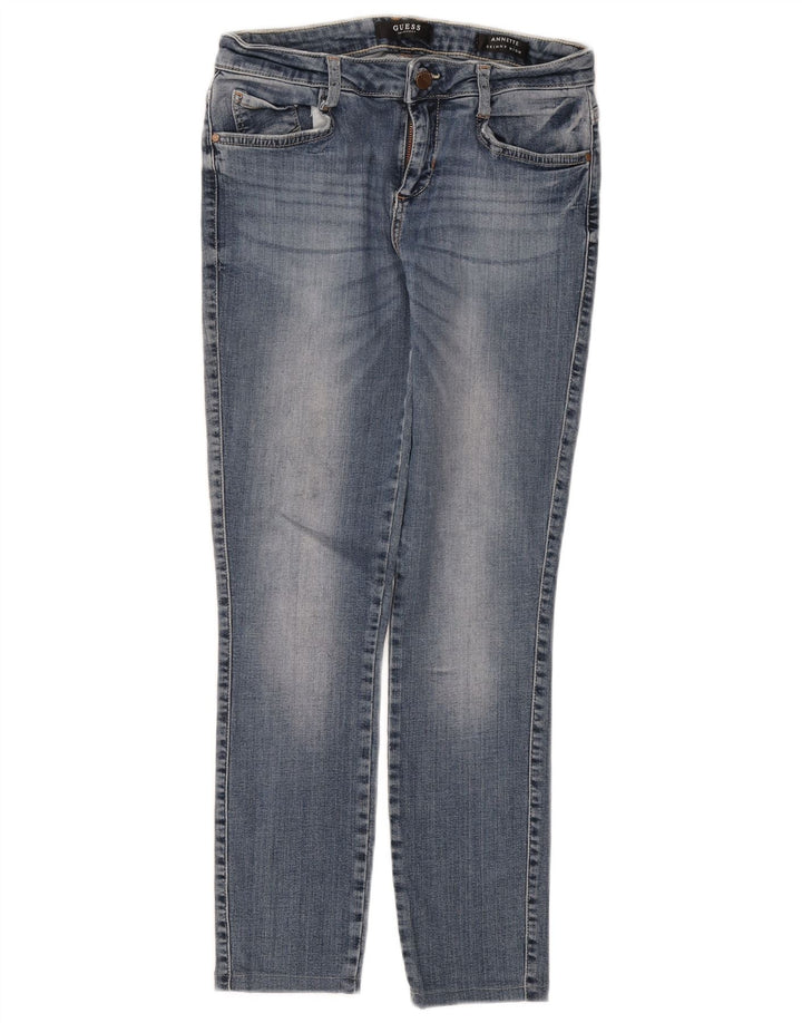 Guess Femme Annette Jean Skinny W29 L26 Bleu Coton