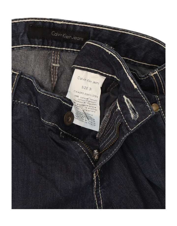 Calvin Klein Short en jean W31 en coton bleu marine moyen pour femme