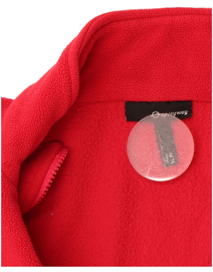 SPRAYWAY Veste Polaire Femme UK 14 Large Rouge Polyester