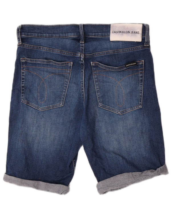 Calvin Klein Short en Jean W31 Homme Bleu Moyen Coton