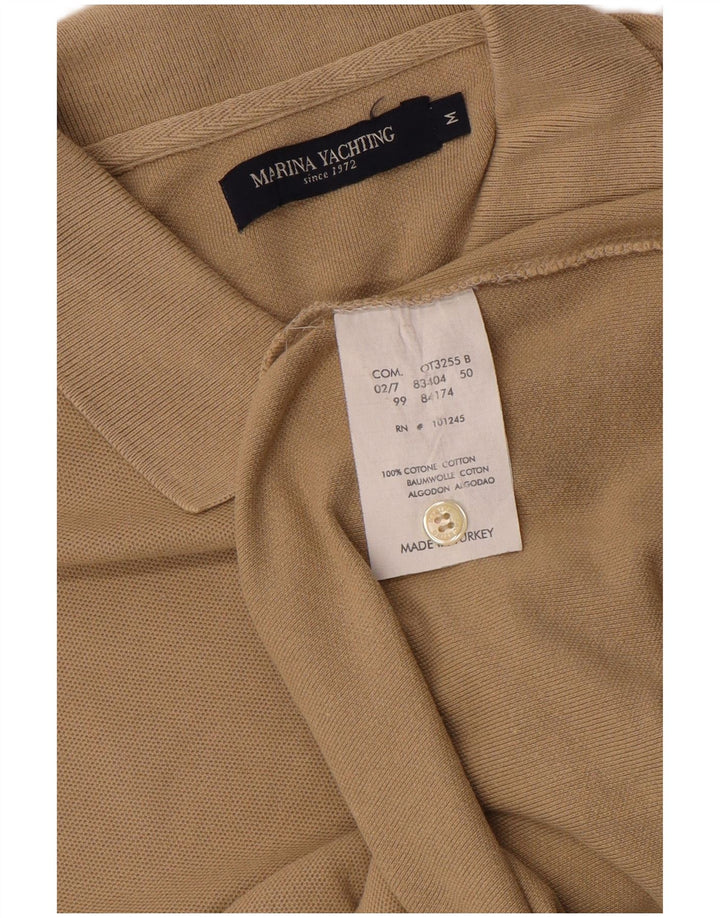 Polo Homme Marina Yachting Coton Beige Moyen