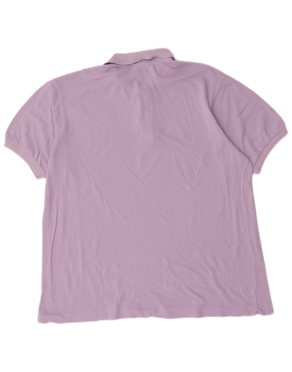 Lacoste Polo Homme Taille 7 2XL Violet Coton