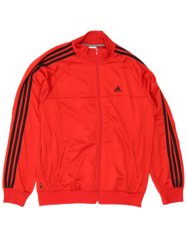 Veste de survêtement Adidas Garçon 15-16 ans Rouge Polyester
