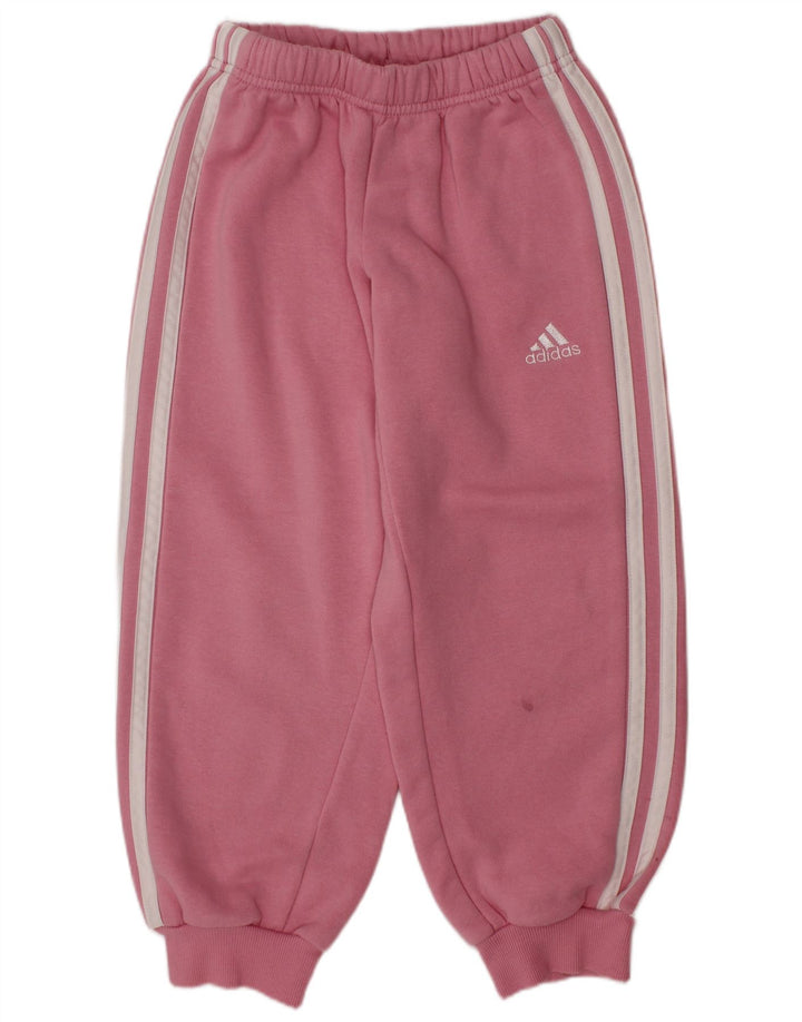 ADIDAS Pantalon de Survêtement Fille Joggers 5-6 ans Rose Coton