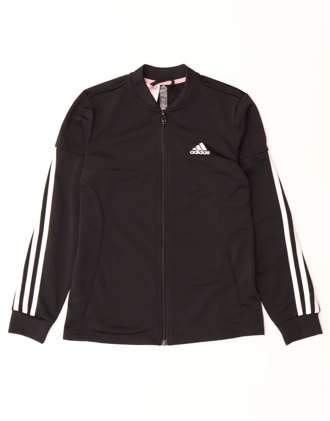 ADIDAS Veste de Survêtement Fille 11-12 ans Noir Polyester