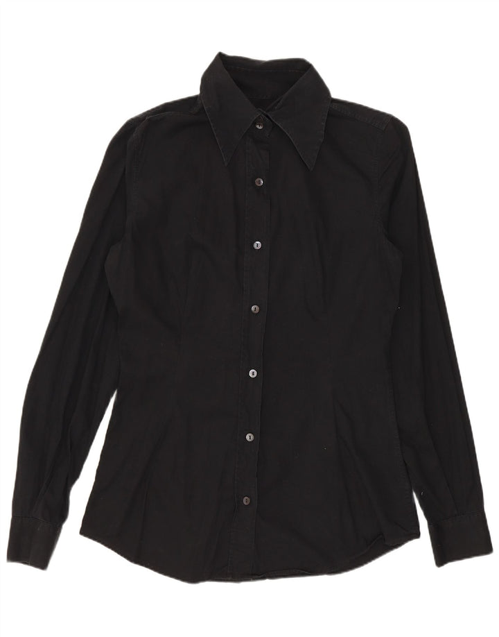 Dolce & Gabbana Chemise Femme IT 42 Coton Noir Moyen