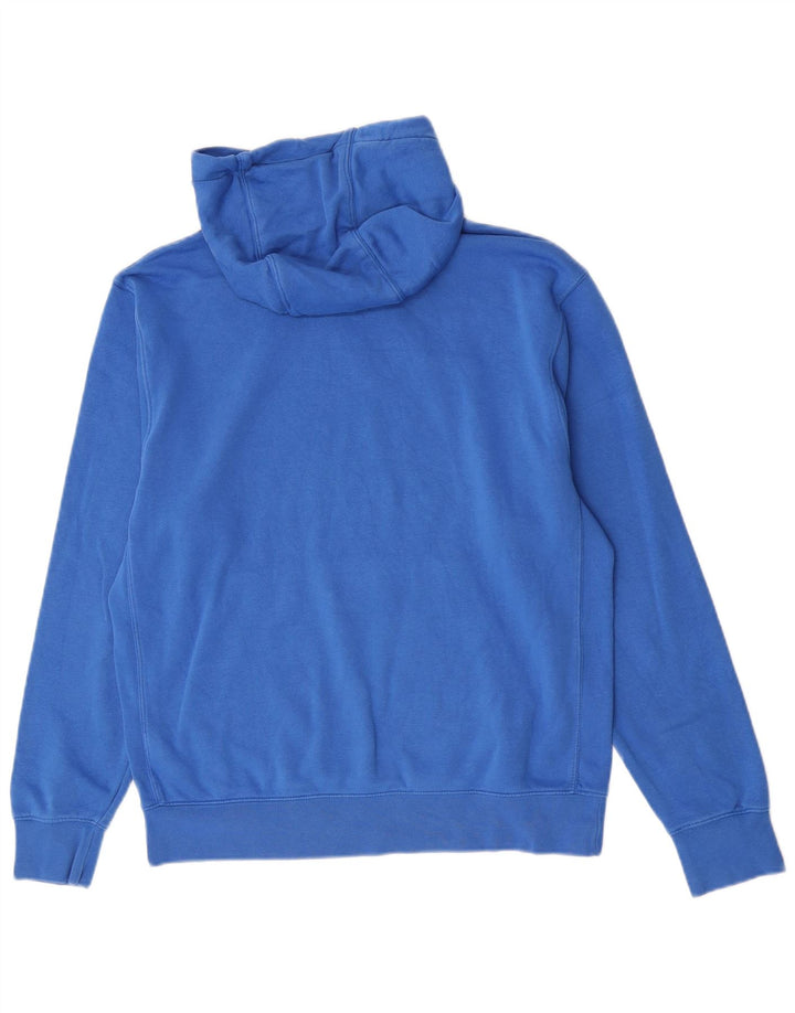 Nike Pull à capuche en coton bleu moyen pour homme