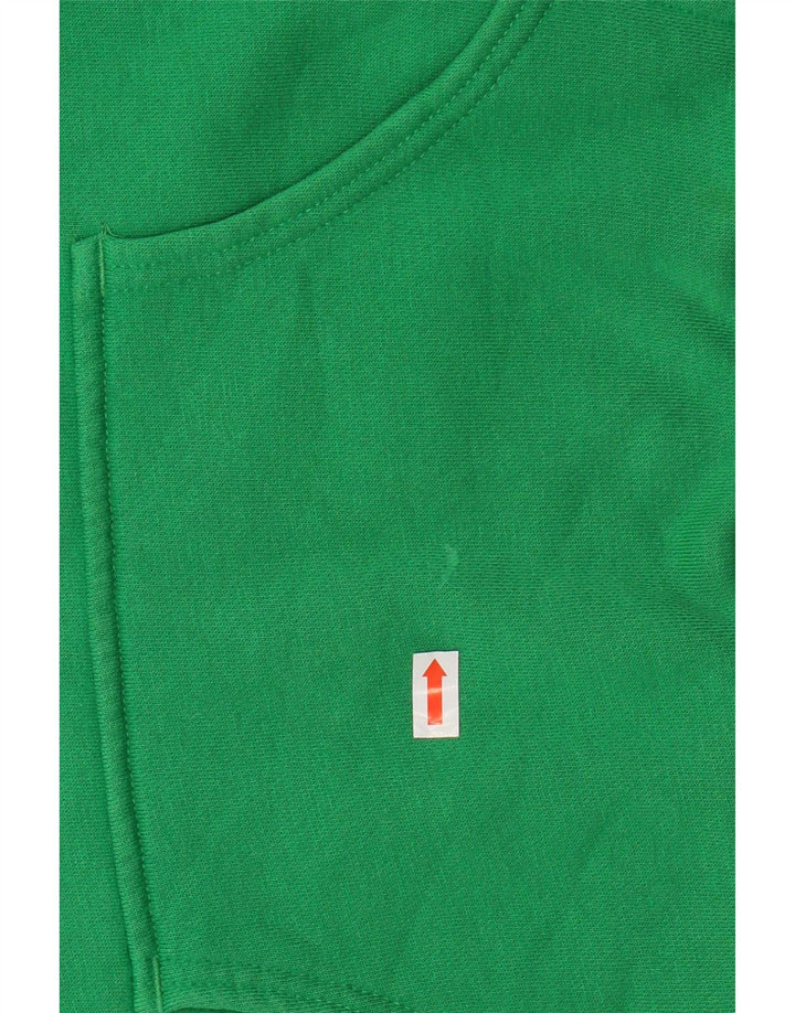 ADIDAS Pull à capuche Crop Graphic pour femme EU 38 en coton vert moyen