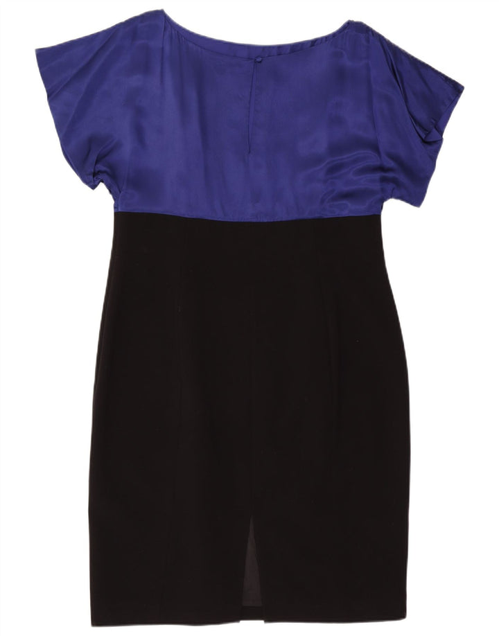 COAST Robe fourreau pour femme UK 18 XL Noir Colorblock Polyester