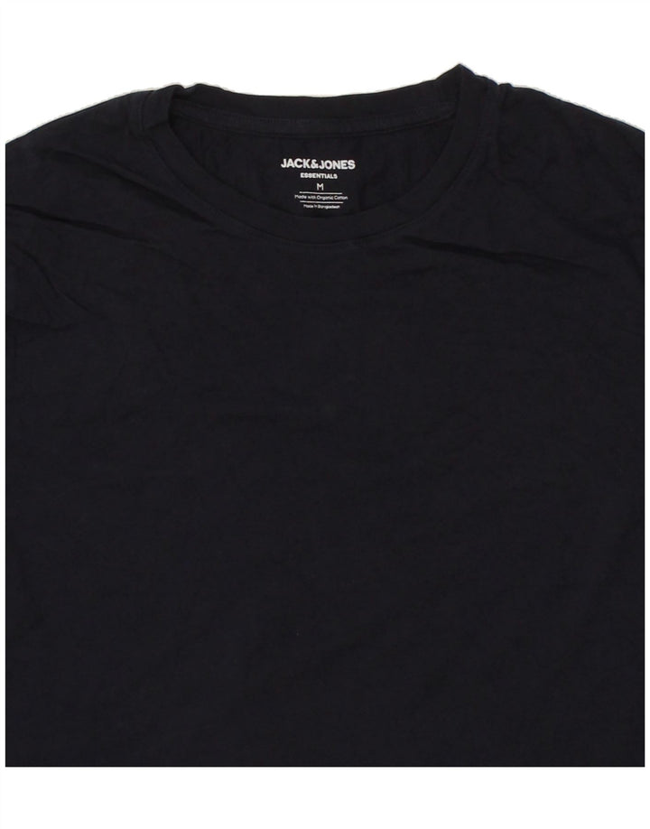 JACK & JONES Mens T-Shirt Top Medium Navy Blue Cotton Vintage Jack & Jones and Second-Hand Jack & Jones from Messina Hembry 