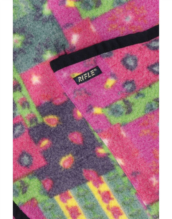 Rifle Gilet polaire réversible pour homme UK 40 Grand patchwork multicolore