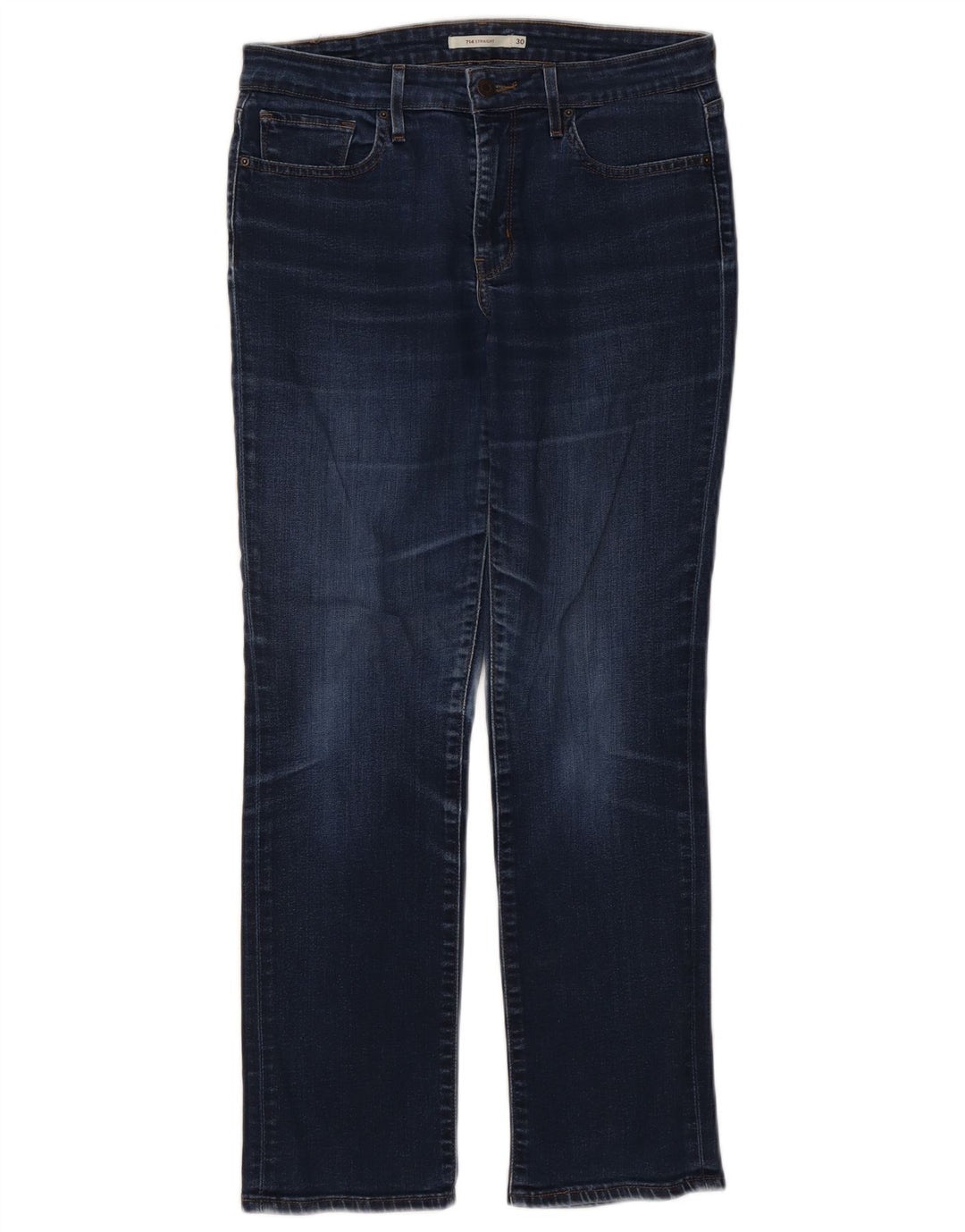Levi's Jean Droit 714 Femme W30 L29 Bleu Marine