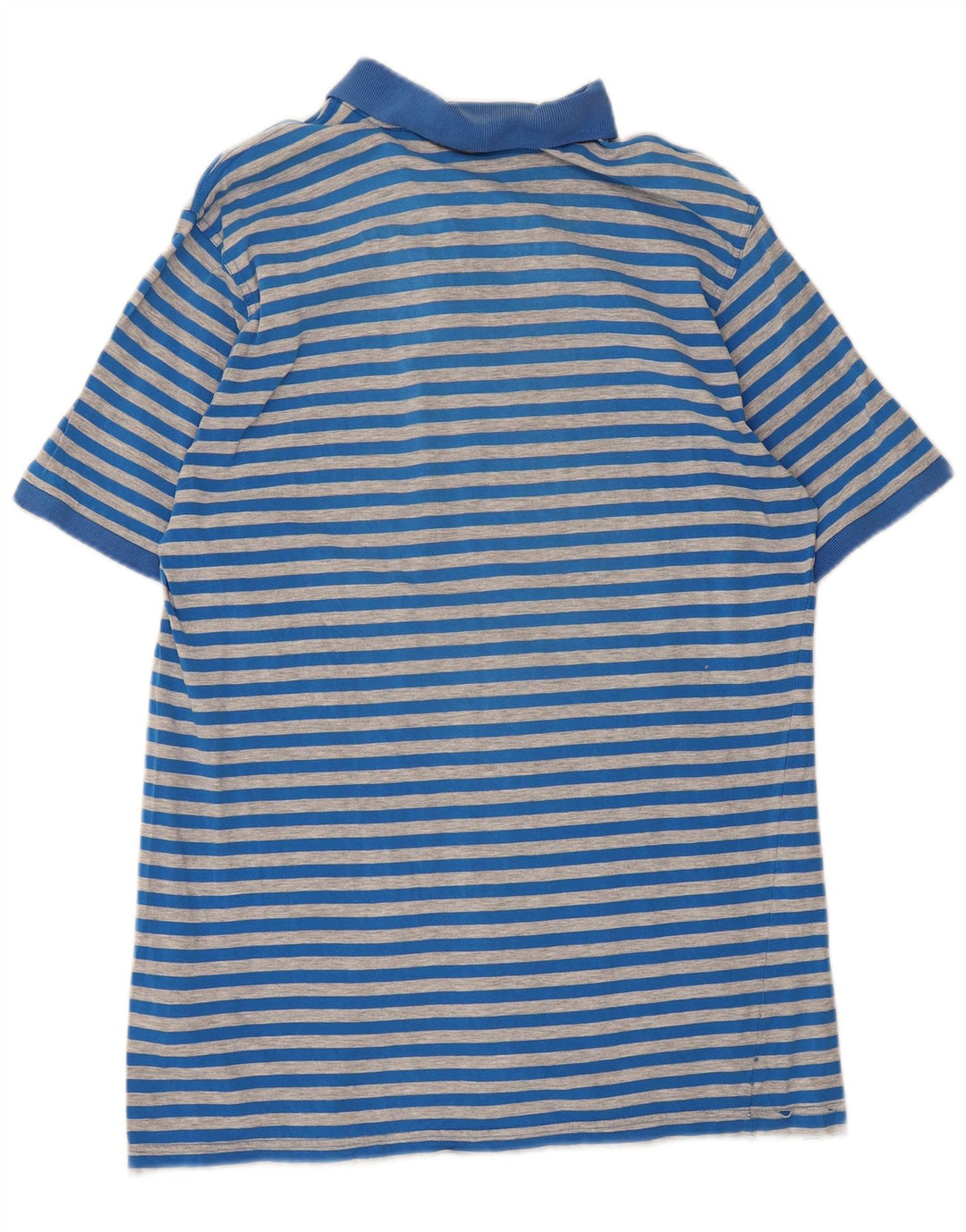 Fila Polo Homme Large Bleu Rayé Coton