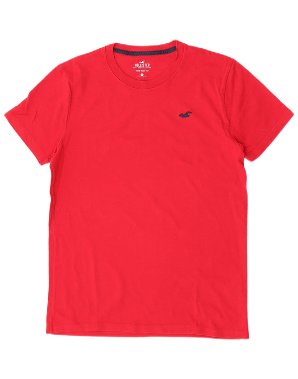 Hollister T-Shirt Homme Haut Petit Rouge Coton