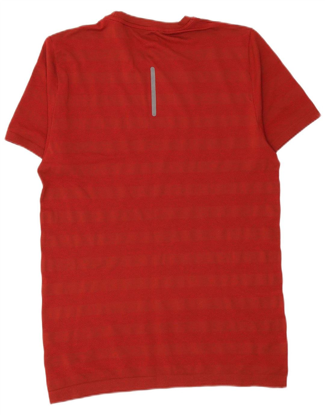 ASICS T-Shirt Homme Rayé Rouge Moyen