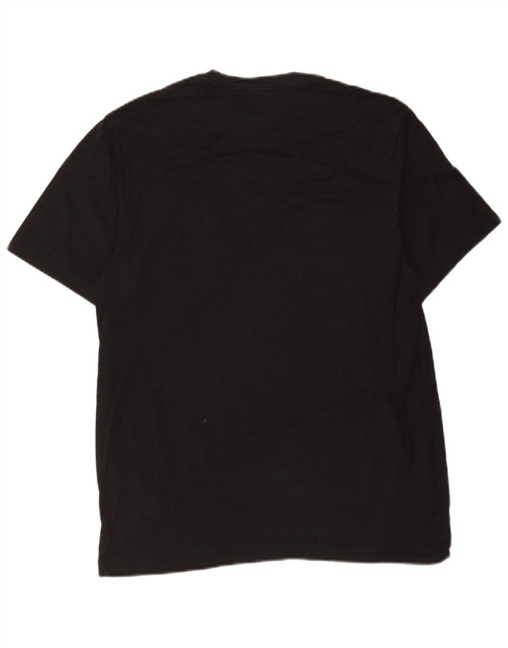 Nike T-shirt graphique pour homme en coton noir moyen