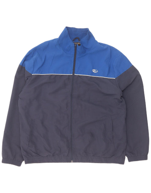 Atlas For Men Veste de survêtement pour homme 2XL Bleu marine Colourblock