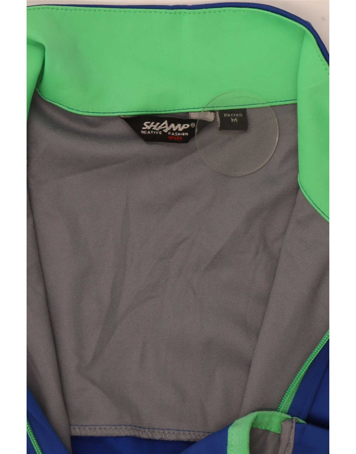 Shamp Veste de Survêtement Homme Bleu Moyen Colourblock