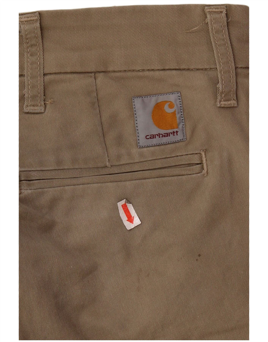 CARHARTT Pantalon Chino Slim Homme W29 L32 Coton Beige