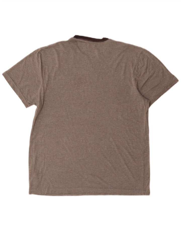 Converse T-Shirt Graphique Homme Petit Gris Colorblock Coton
