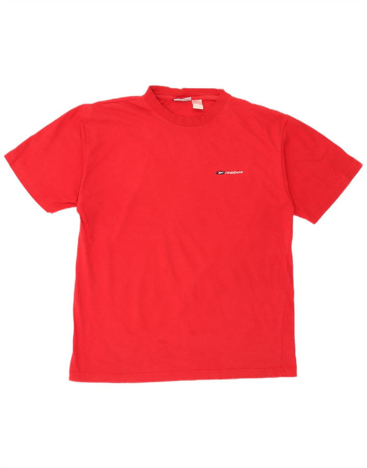 Reebok T-Shirt Homme Haut Large Rouge Coton