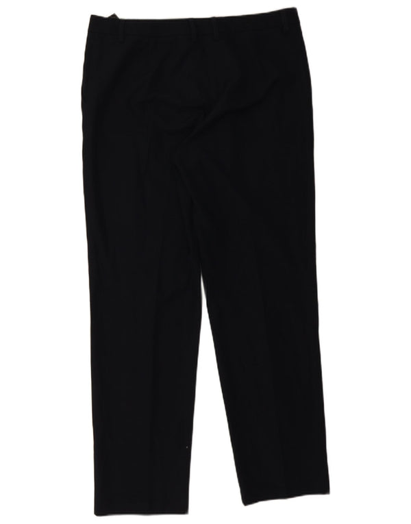 Marks & Spencer Pantalon chino fuselé pour femme UK 14 Large W34 L29 Bleu marine