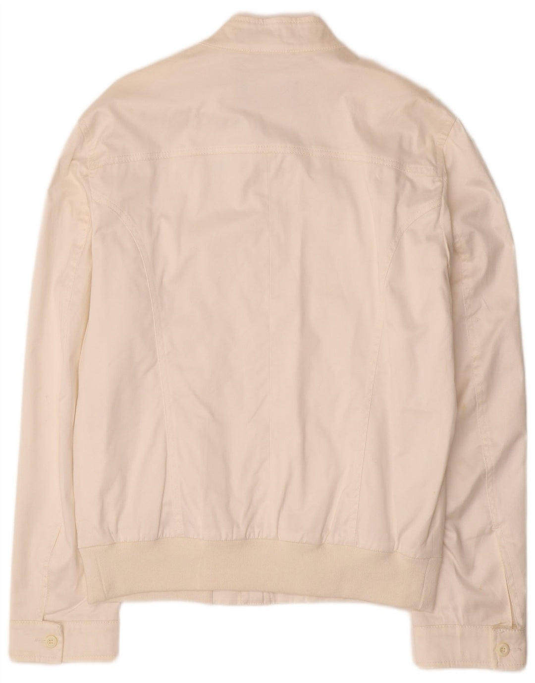 ICEBERG Veste Bomber Homme UK 44 2XL Coton Blanc