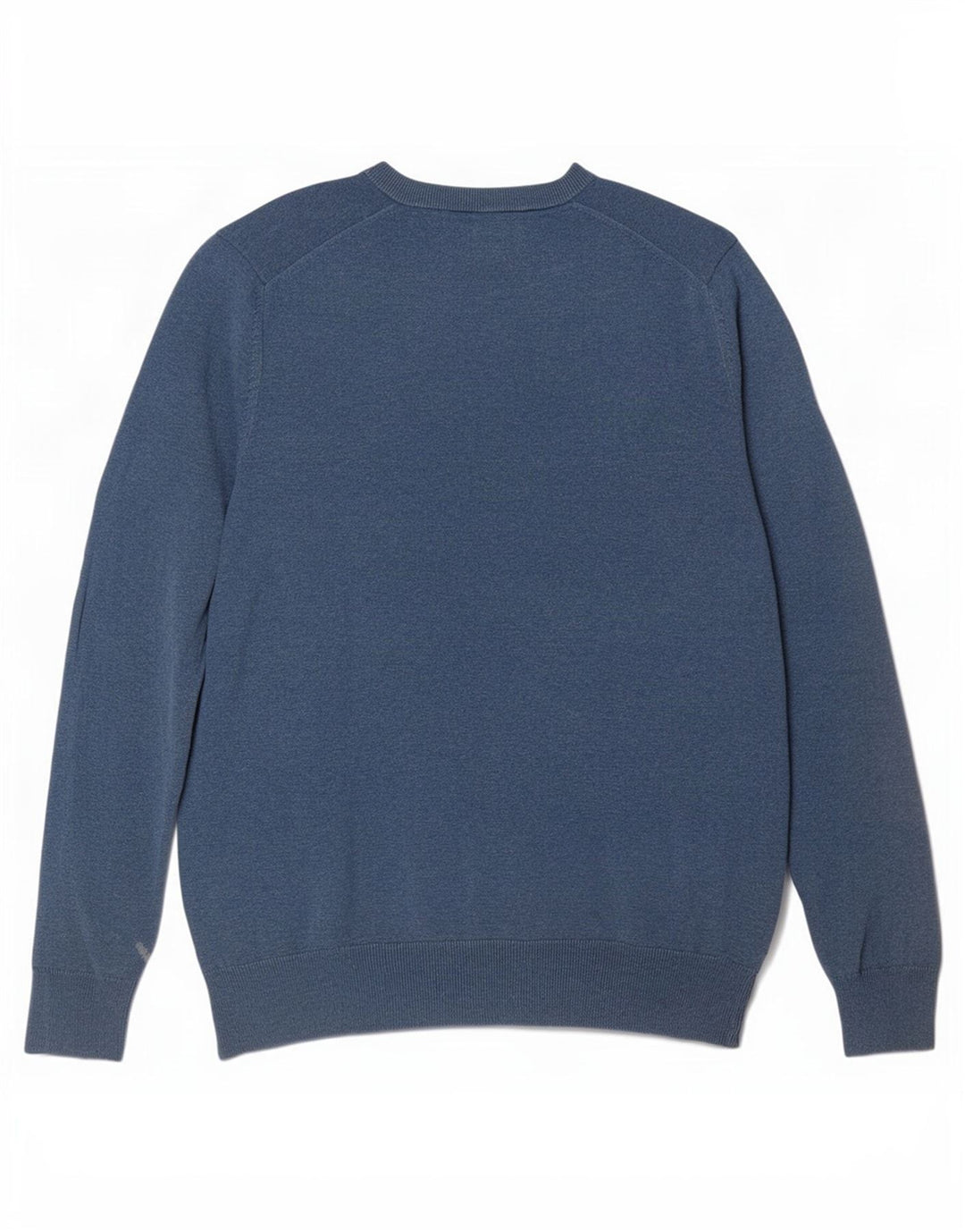 Marks & Spencer Pull à col rond pour homme en coton bleu Taille L