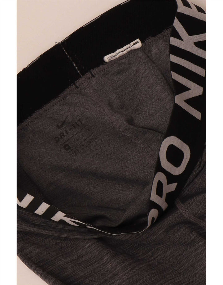 Nike Legging graphique Dri Fit pour femme UK 12 Gris moyen Colourblock