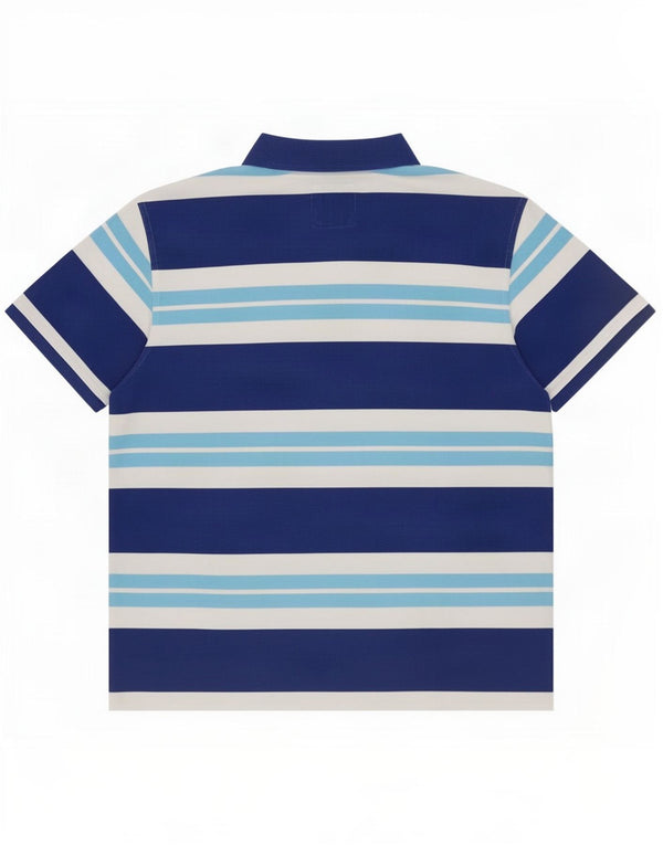 Crew Clothing Polo Homme 2XL Bleu Rayé Coton