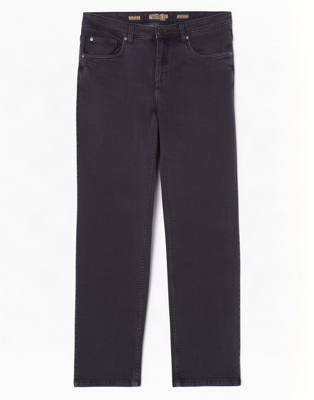 Dack's Jean droit homme IT 50 Large W32 L31 bleu marine coton