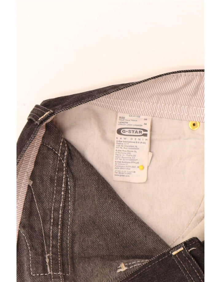 G-Star Jean droit graphique femme W30 L34 gris