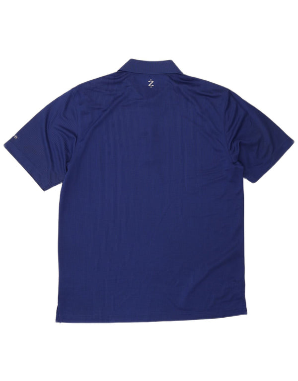 Izod Polo Homme Bleu Moyen Polyester