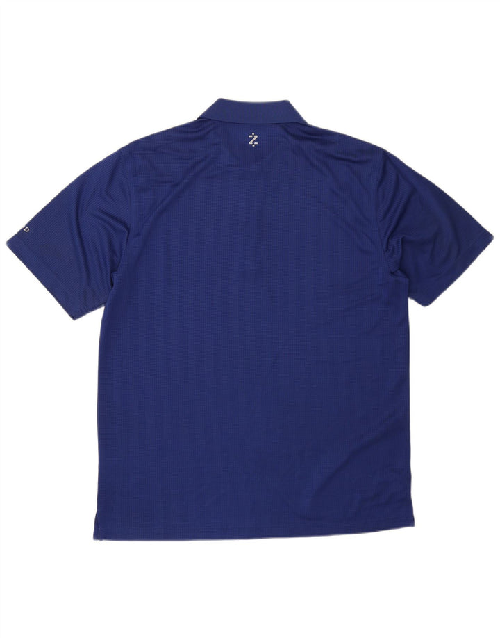 Izod Polo Homme Bleu Moyen Polyester