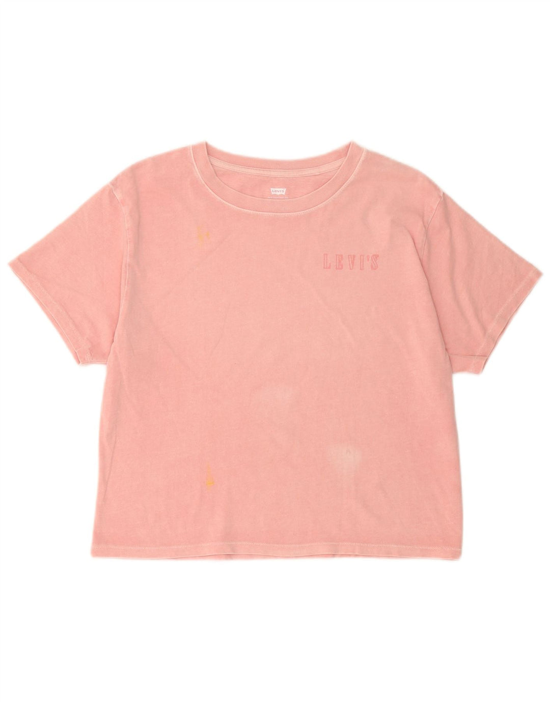 Levi's T-Shirt Graphique Oversize Femme UK 10 Petit Rose