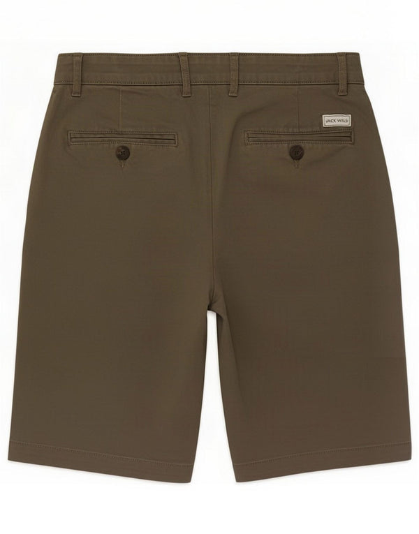 Jack Wills Short Chino Homme Moyen W30 Kaki Coton