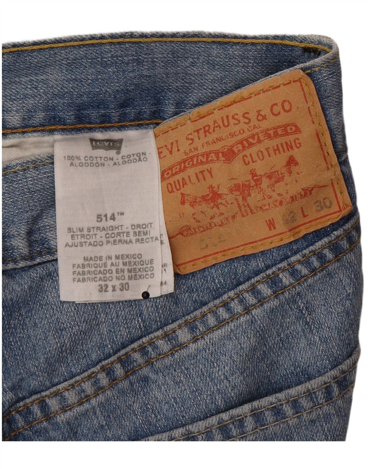 Levi's Jean Slim Droit 512 Homme Bleu W32 L30 Coton