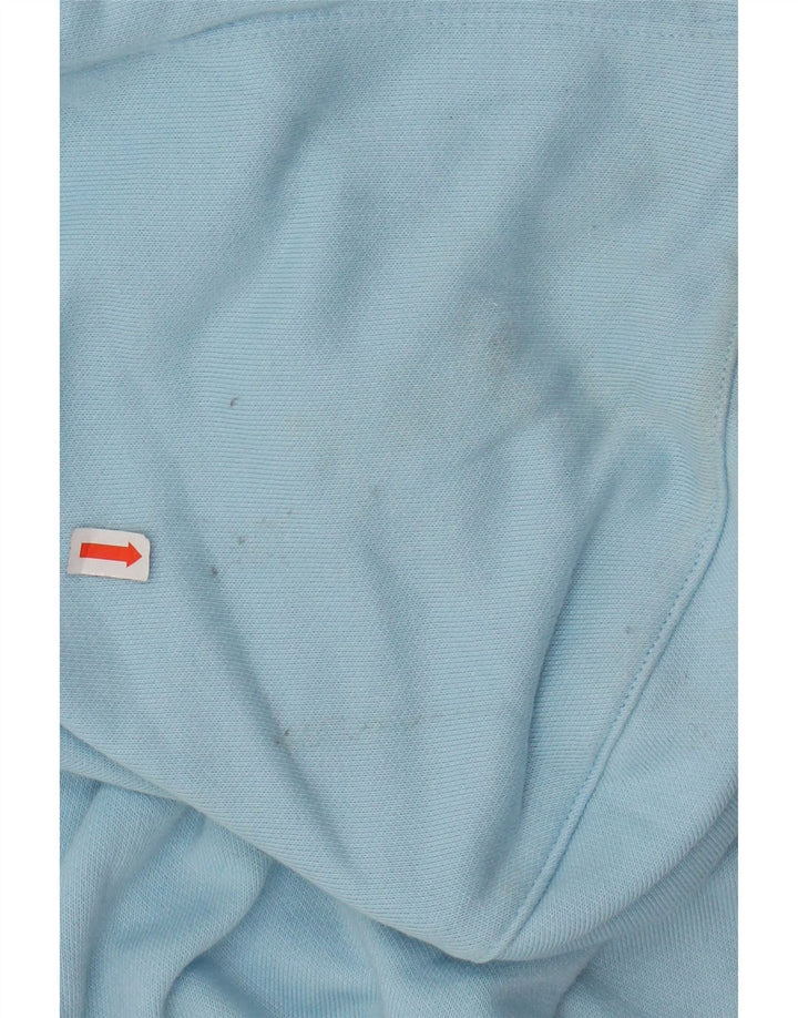 CHAMPION Pull à capuche graphique surdimensionné pour femme UK 10 Petit Bleu