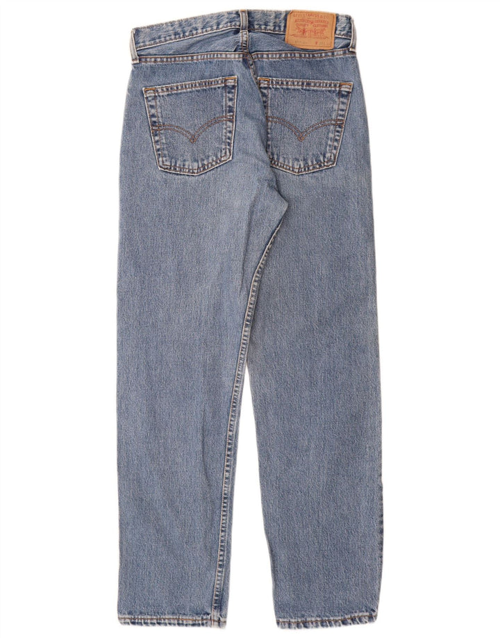 LEVI'S Jean Bootcut Taille Haute Femme 517 W30 L30 Bleu Coton